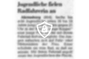 Jugendliche fielen Radfahrerin an