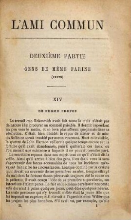 L' ami commun : Roman traduit de l'anglais avec l'autorisation de l'auteur par Henriette Loreau, 2