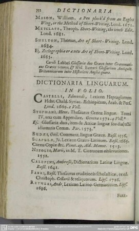 Dictionaria Linguarum