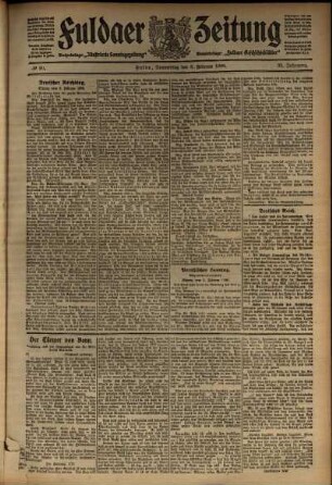 Ausgabe vom Donnerstag, den 06. Februar 1908.