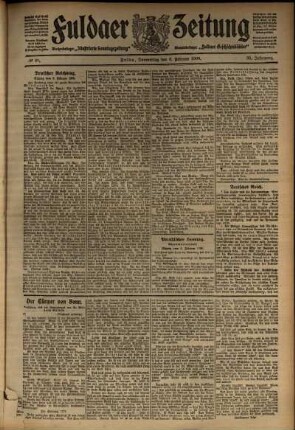 Ausgabe vom Donnerstag, den 06. Februar 1908.