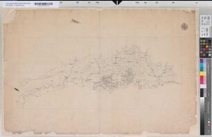 [Karte des Großherzogtums Berg von Königswinter bis Elten. Rhein-Departement 1809-1811].