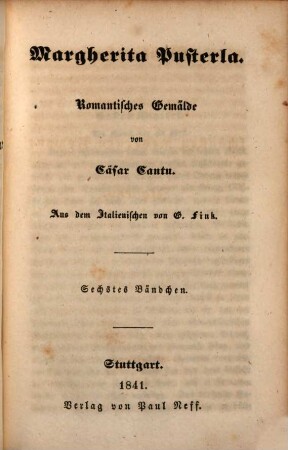 Margherita Pusterla : romantisches Gemälde, 6