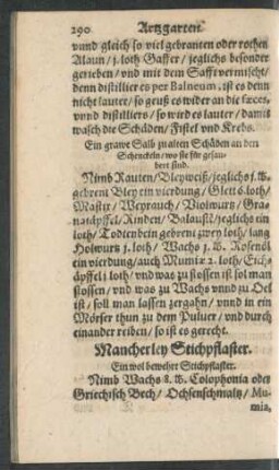 Mancherley Stichpflaster.