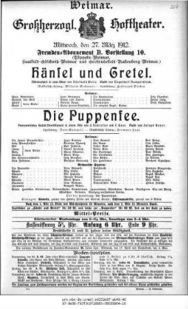 Hänsel und Gretel