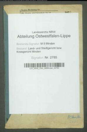 Erblasser: Uphoff, Johann Heinrich: