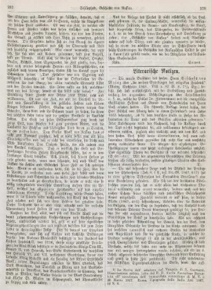 238-240 Literarische Notizen