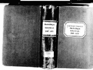 Oberbaldingen, Bad Dürrheim VS; Evangelische Gemeinde: Geburtenbuch 1810-1870
