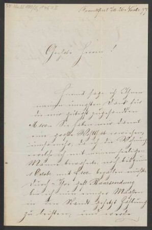 Brief an B. Schott's Söhne : 26.11.1877