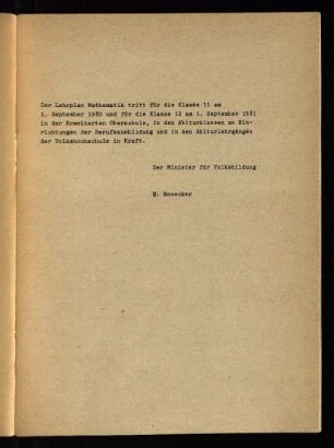 Der Lehrplan Mathematik ...