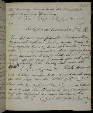 § 11. Das System der Invarianten [...]