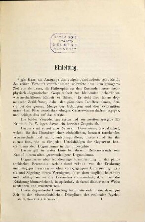 Neue Kritik der Reinen Vernunft : Nominalismus oder Realismus in der Philosophie