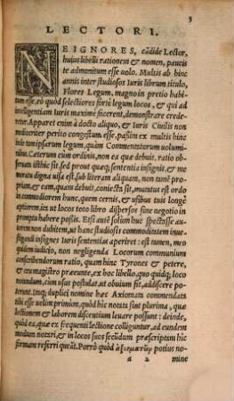 Axiomata legum : ex receptis Iuris utriusque libris, et interpretum Commentarijs, ordine certo, et in literas Alphabeticas distincto, recens collecta, ac edita