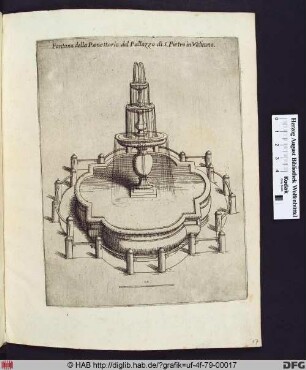 Fontana della Panettaria del Pallazzo di S. Pietro in Vaticano.