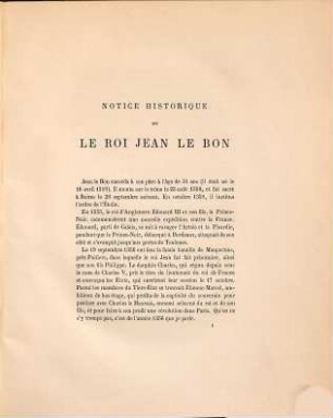 Histoire monétaire de Jean le Bon, Roi de France