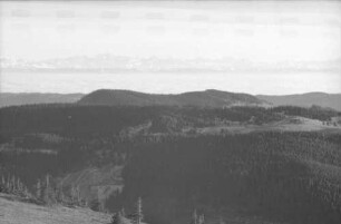 Feldberg: Alpenpanorama vom Feldberg, vom Säntis bis ...