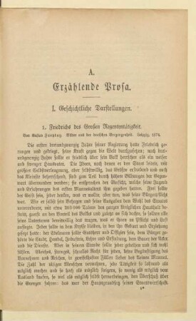 I. Geschichtliche Darstellungen