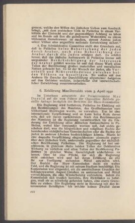 6. Erklärung MacDonalds vom 3. April 1930