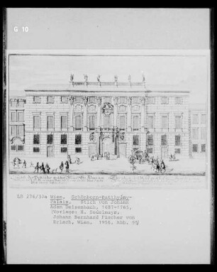 Entwurf einer historischen Architektur, Schönborn-Batthyany-Palais