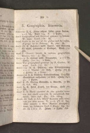 3. Geographia. Itineraria.