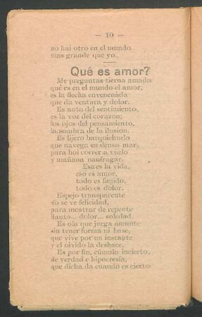 Qué es amor?