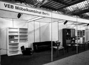 Ausstellungsfläche des VEB Möbelkombinat Berlin