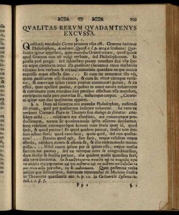 Qualitas Rerum Quadamtenus Excussa.