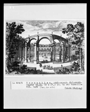Versailles, Schlosspark, Colonnade