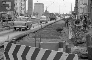 Verbreiterung der Ebertstraße.
