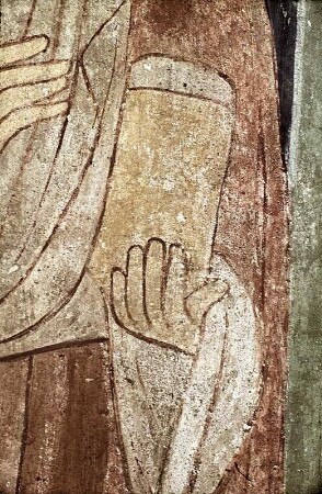 Christus als Weltenrichter umgeben von Heiligen und Stiftern