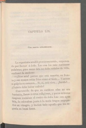Capítulo LIX. - Una nueva coincidencia.