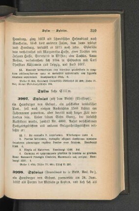 3997. Sylvius (uth dem Busch) (Christoph)