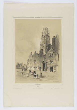 Altstadt, Blatt 41 der Folge "Landschaftsstudien"
