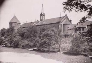 Braunsberg, Pfaffenturm : Braunsberg (Braniewo/Polen). Pfaffenturm, Gymnasium und innere Stadtmauer
