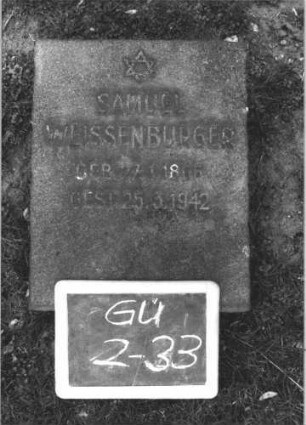 Grabstein GU/2/33