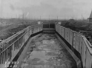 Saaleschleuse Calbe im Bau