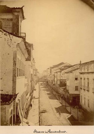 Straße in Pernambuco, Brasilien