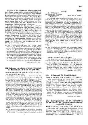 Prüfungsausschuß für die Staatsprüfung für das Lehramt an Landwirtschaftlichen Berufsschulen für Mädchen : [Amtliche Erlasse] ; [Amtlicher Teil]