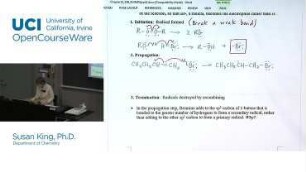 Lecture 19: Stereochemistry of Radical Reactions & Free Radical Oxidation