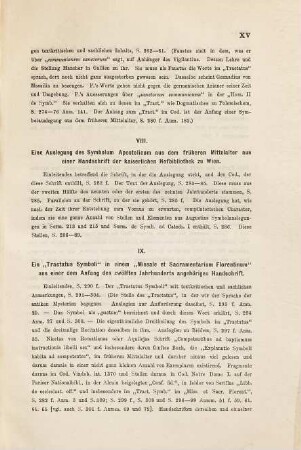 Ungedruckte unbeachtete und wenig beachtete Quellen zur Geschichte des Taufsymbols und der Glaubensregel, herausgegeben und in Abhandlungen erläutert, IV