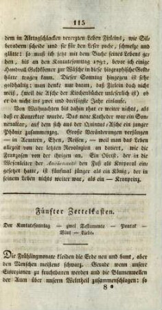 Fünfter Zettelkasten