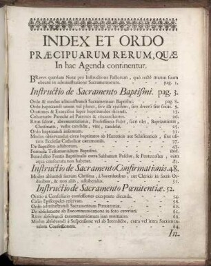 Index Et Ordo.