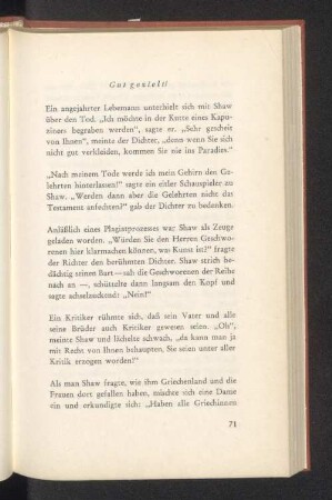 Gut gezielt!