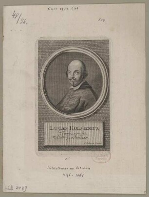 Bildnis des Lucas Holstenius