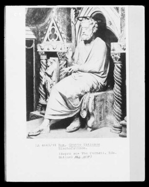 Petrus auf dem Bischof