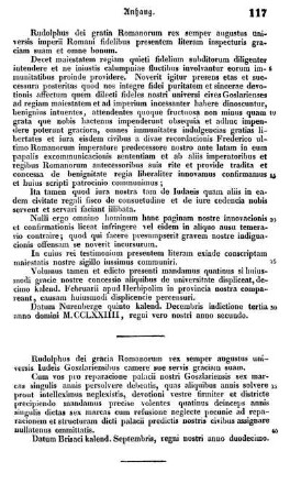 Rudolphs von Habsburg von 1274.