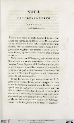 Vita di Lorenzo Lotto, pittore
