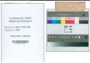 Entnazifizierung Martin Neumann , geb. 25.12.1905 (Studienrat)