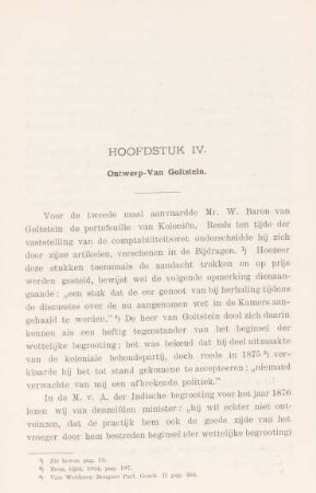 Hoofdstuk IV. Ontwerp-van Goldstein