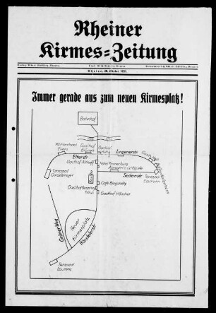 Münsterländische Volkszeitung : allgemeiner Anzeiger für Stadt u. Amt Rheine : Zeno-Zeitung ; [...] ; Rheiner Volksblatt, Rheiner Kirmes-Zeitung
